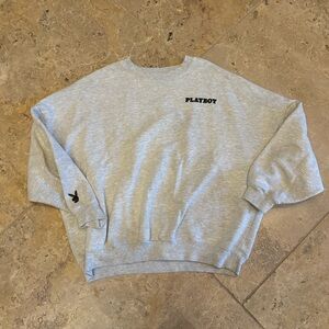 PacSun X Playboy Grey Sweatshirt